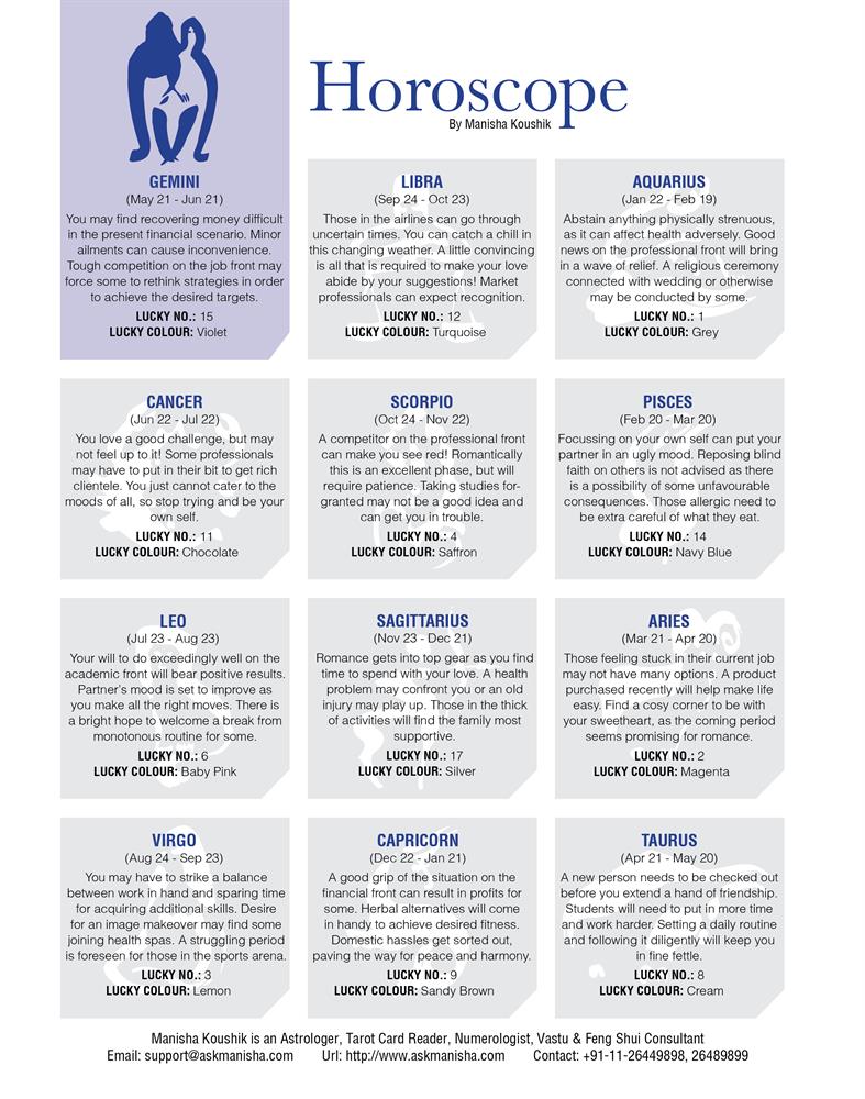 May - June 18 Horoscope